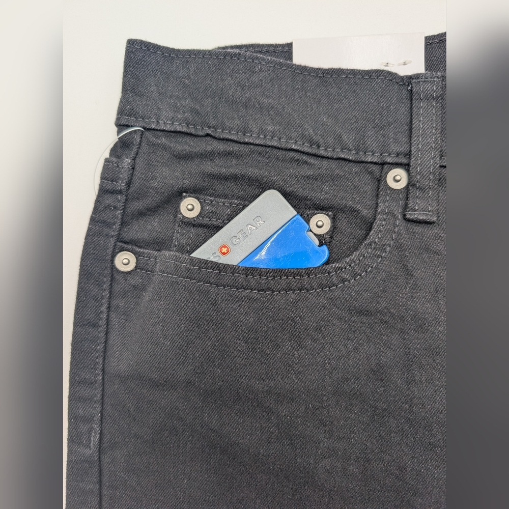 NWT Member's Mark Size 36x30 Men's Black Jeans 98% Cotton 2% Spandex - Picture 10 of 16